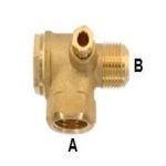 بلف عدم رجوع  نحاس دكر1/2"*1/2" دكر